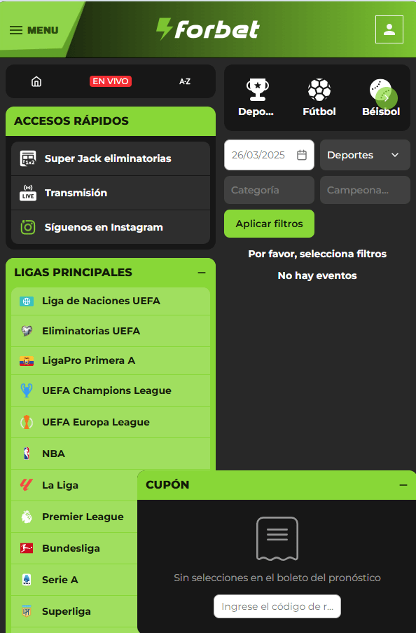 forbet apuestas app